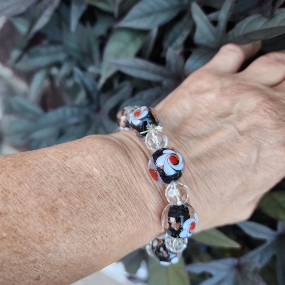 Vintage‎ Venetian Glass bracelet - Picture 5 of 6